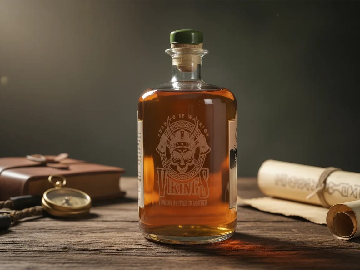 Viking Engraved Bottle